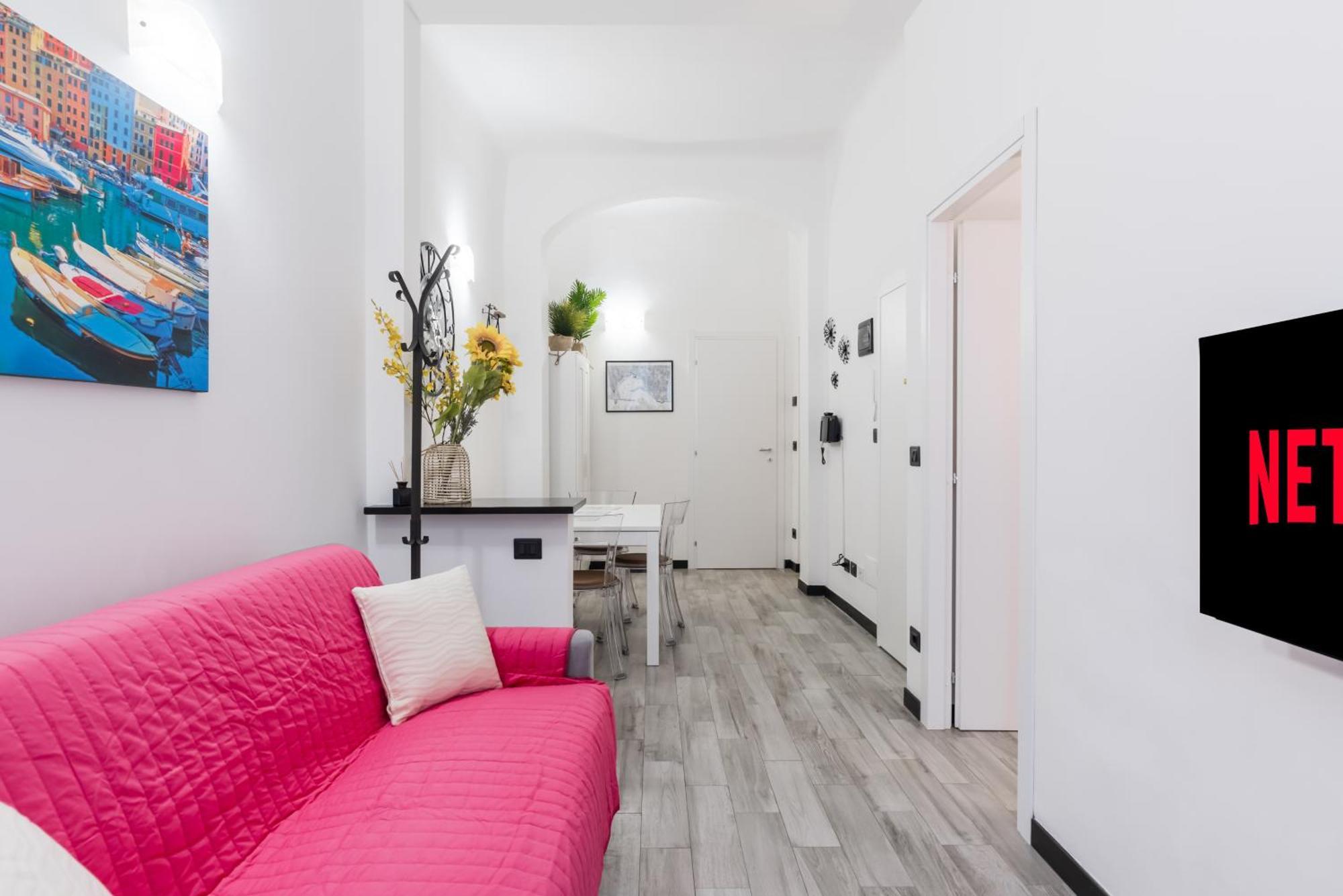 ג'נובה Acquario 5 Minuti, 1Br , Free A-C, Wifi & Netflix "City Center" By Tilo מראה חיצוני תמונה
