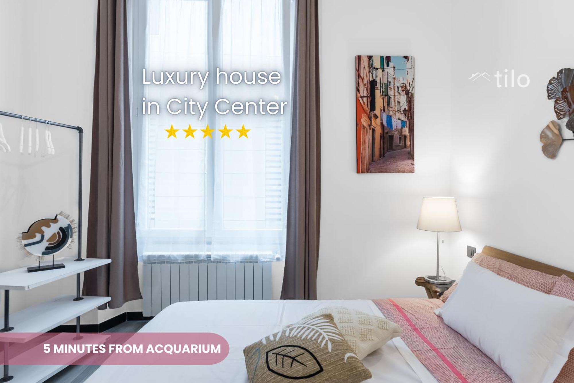 ג'נובה Acquario 5 Minuti, 1Br , Free A-C, Wifi & Netflix "City Center" By Tilo מראה חיצוני תמונה
